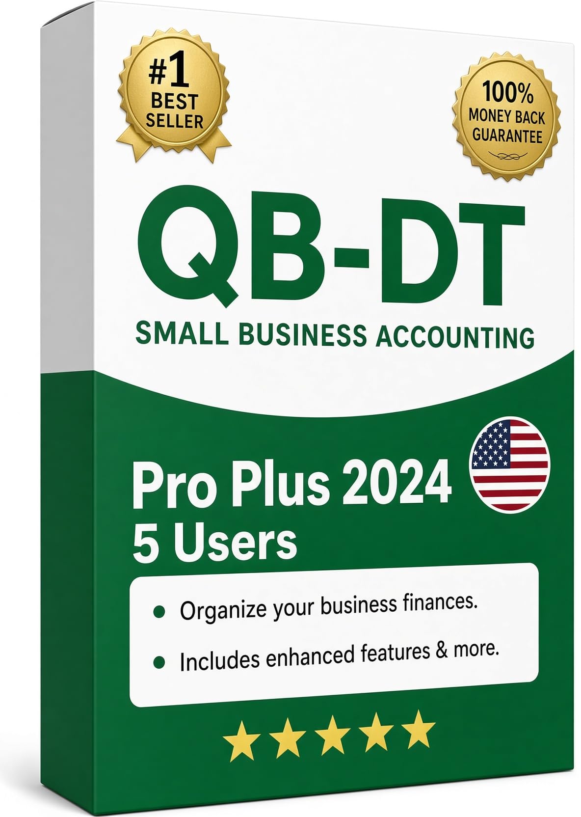 Quick - Book Desktop Pro "Plus" 2024 | 5 User | LIFETIME Version | Amazon messag
