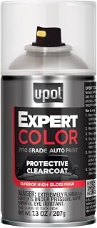 U-POL Expert Color Protective Clear Coat, Clear, Aerosol Spray, 7.04oz | Clear Coat Spray For Automotive Uses, High Gloss Finish, UV Protection For Car Paint, Long Lasting Durable Coating