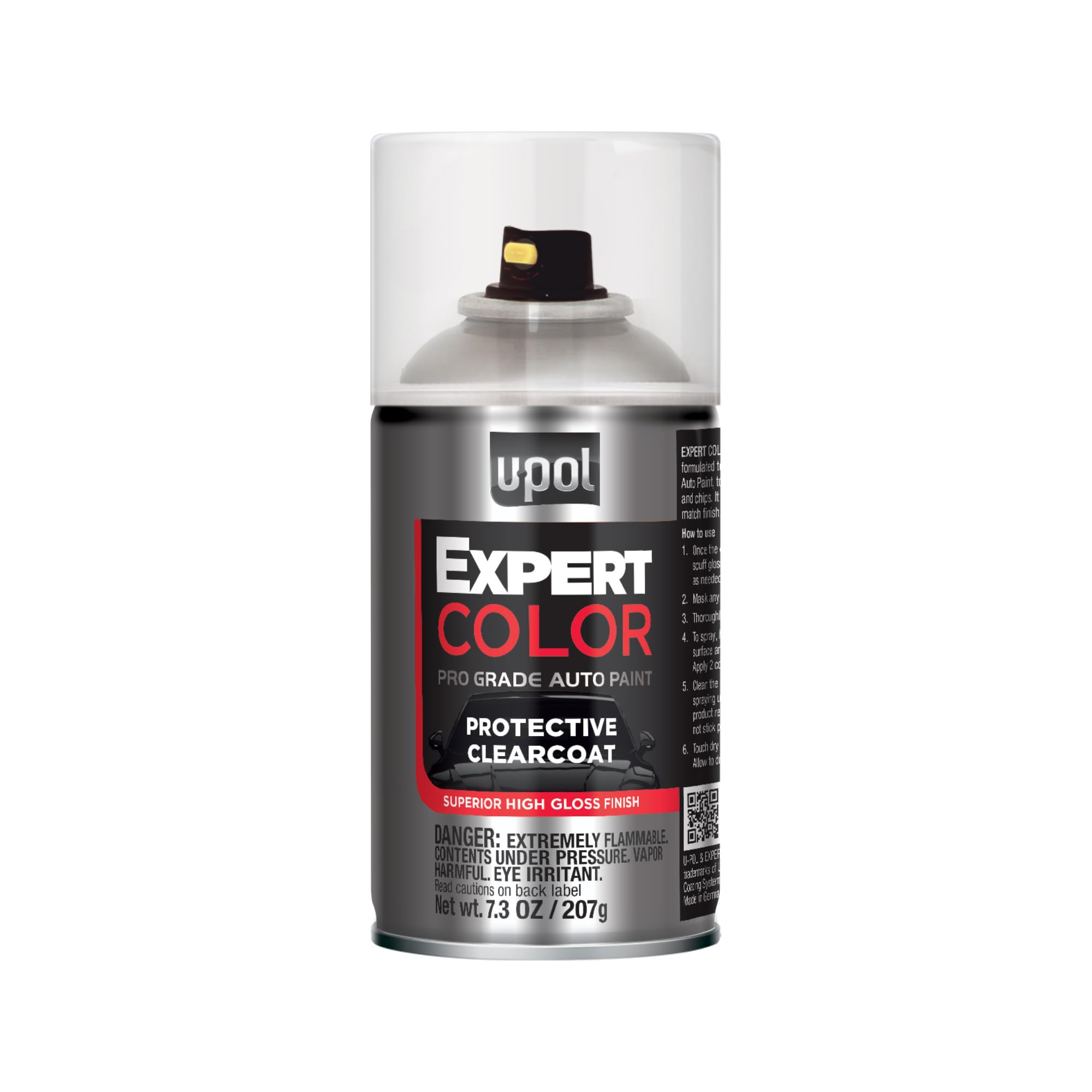 U-POL Expert Color Protective Clear Coat, Clear, Aerosol Spray, 7.04oz | Clear C