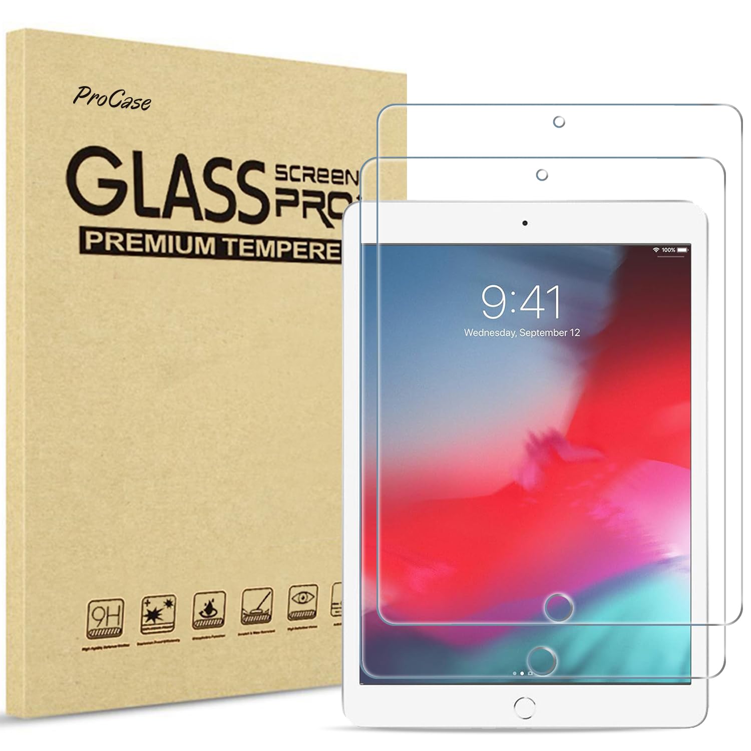 ProCase 2 Pcs Screen Protector for iPad Mini 5th/ Mini 4th 7.9 Inch