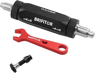 BRIFITOR PTFE Hose Assembly Tool, PTFE Fuel Line Tool &amp; 6AN Wrench | Hose Reaming Tool for Quick 4AN/6AN/8AN/10AN PTFE Hose Assembly, Keep the Hose Incision Round,Separate the inner layer easier