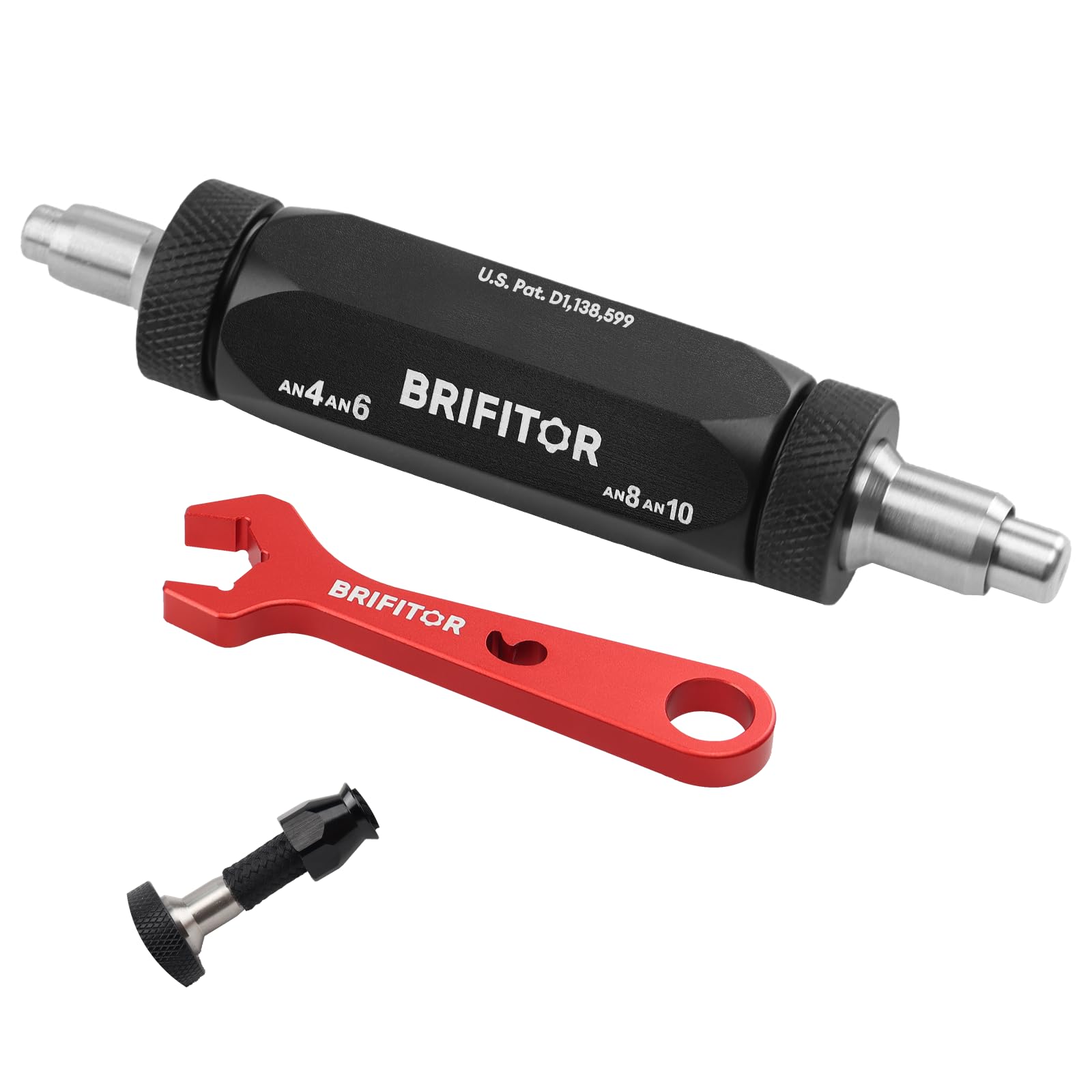 BRIFITOR PTFE Hose Assembly Tool, PTFE Fuel Line Tool &amp; 6AN Wrench | Hose Re
