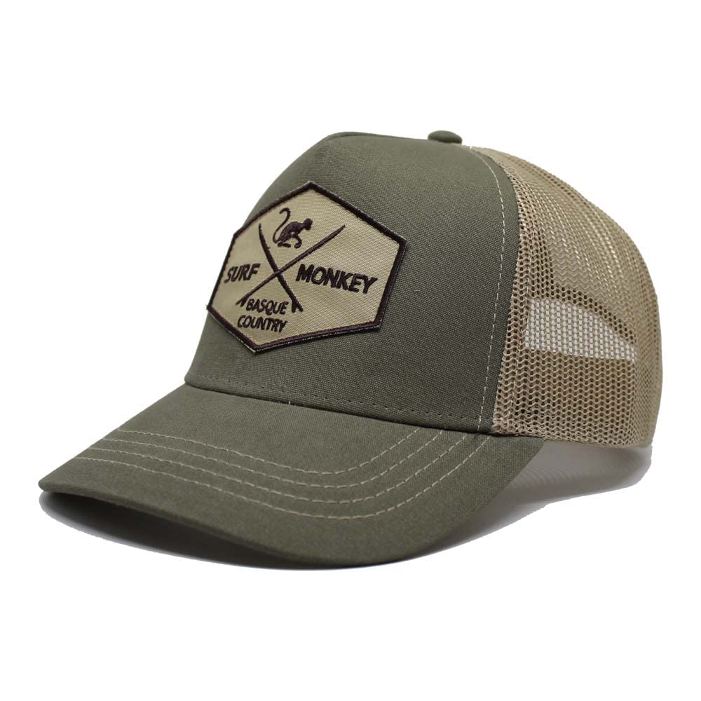 Trucker Men's Semi Curved Visor - One Size - 5 Panels - Adjustable by Ruler Plas