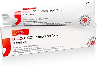 DICLO-ADGC® Schmerzgel forte 180g - effektive Schmerzlinderung - Behandlung von leichten bis mäßig starken Schmerzen bei akuten Zerrungen, Verstauchungen oder Prellungen