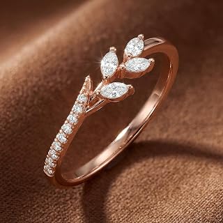 1PC Women Pretty Ring Wedding Party Engagement Anniversary Band Jewelry Valentine's Day Gift