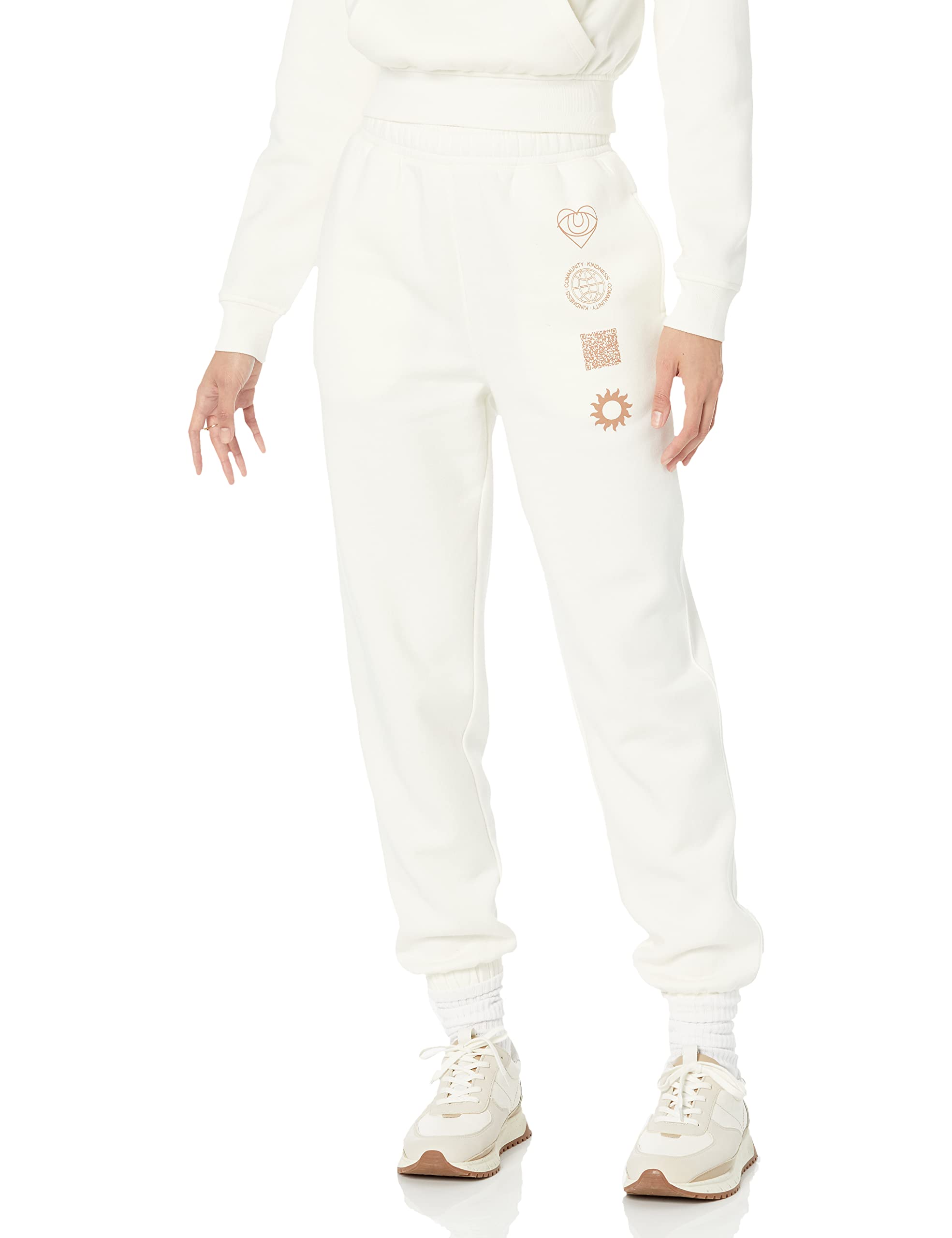 Amazon Essentials Women's Casual High Waist Joggers (Available in Plus Sizes)