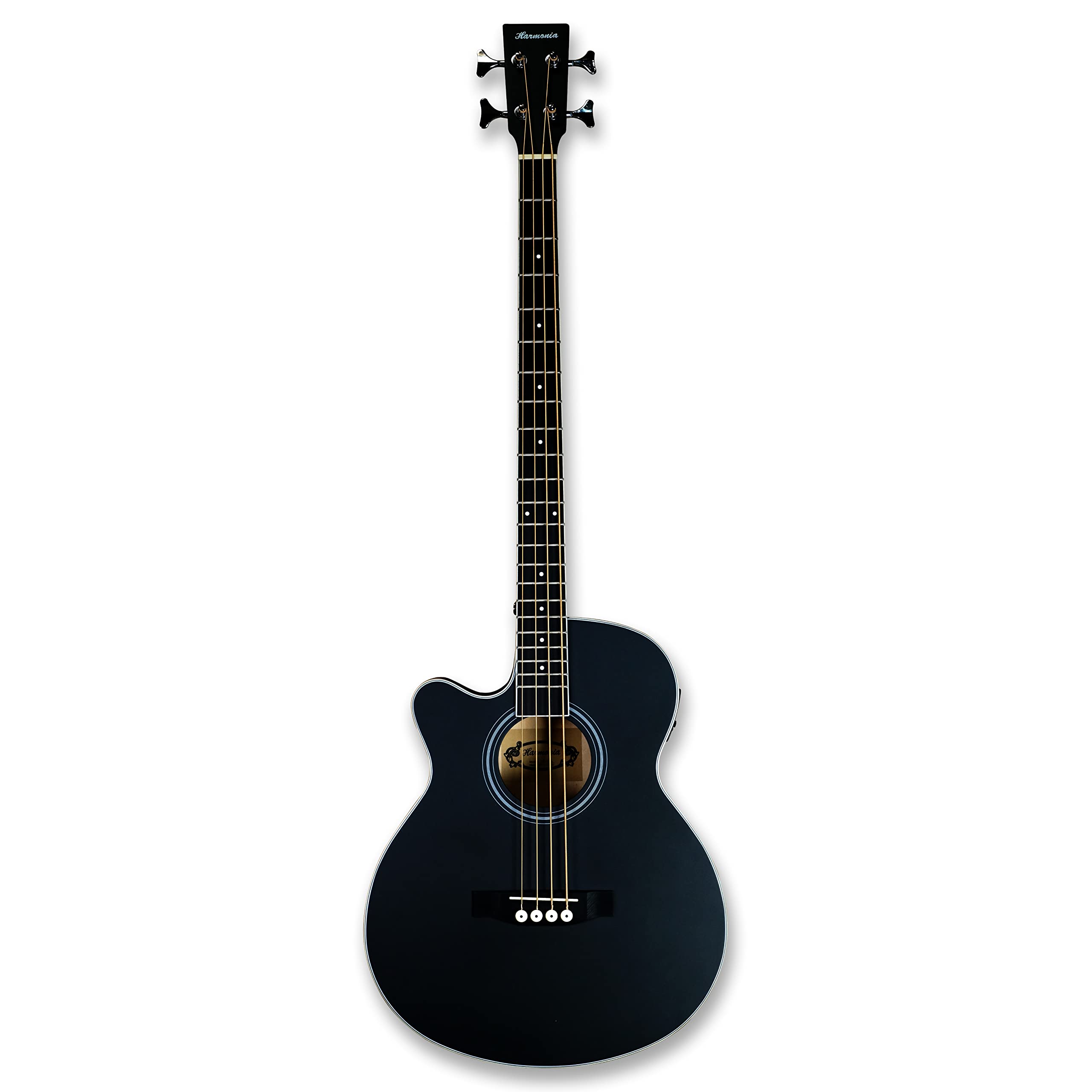 Left-handed 4 String Electric Acoustic Bass spruce top Mahogany back & sides (le