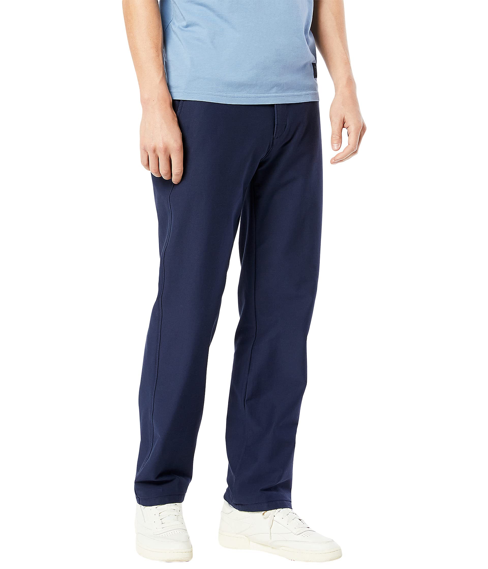Dockers Men's Comfort Knit Chino Straight Fit Smart 360 Knit Pants (Regular and 