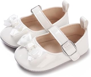 MASOCIO Baby Girl Shoes Mary Jane Infant Anti Slip First Walking Shoes
