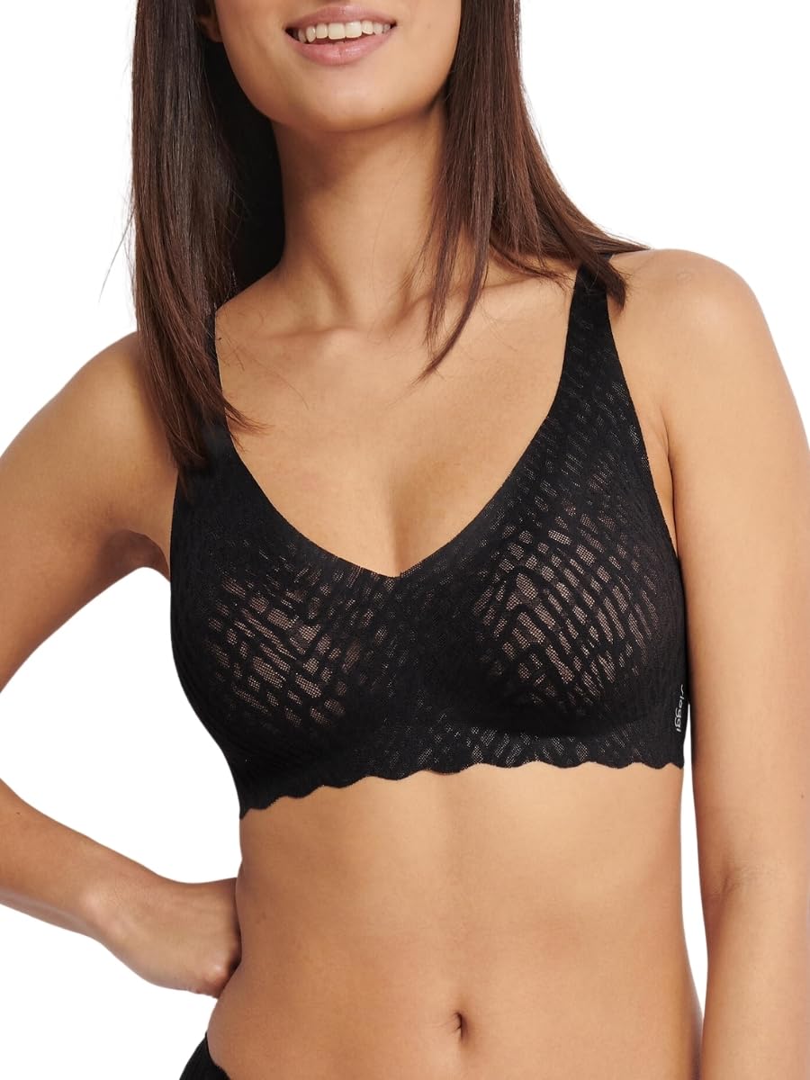 Sloggi Women's Zero Feel Bliss Bralette / Non-Wired / with Padding / Pull-On