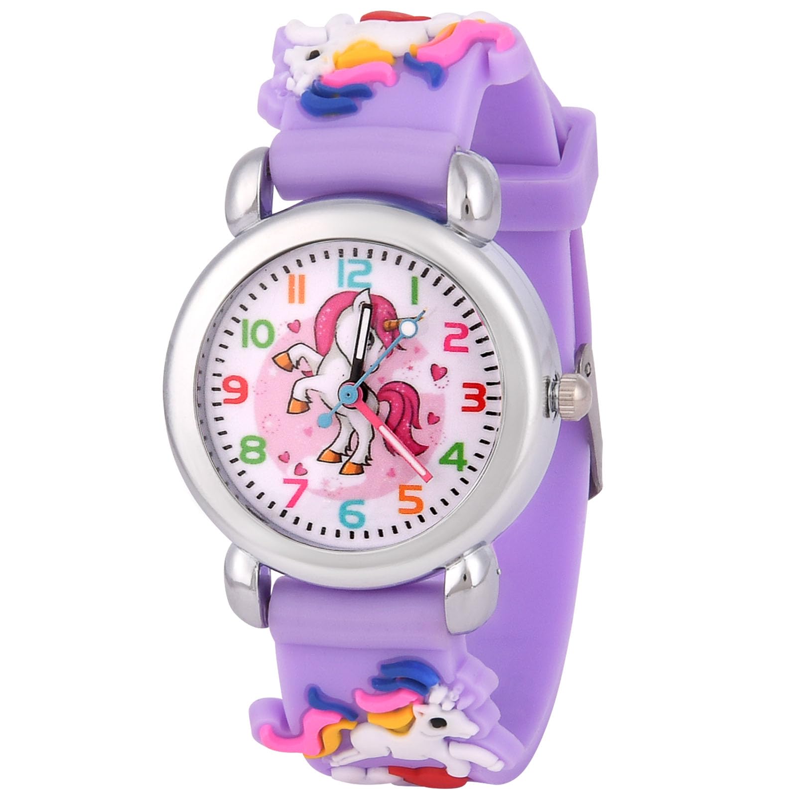 OFFCUP Kids Watch, 3D Cute Cartoon Toy Watches, Silicone Band Wrist Watches | An