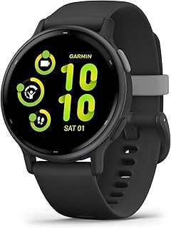 Garmin vívoactive 5, Health and Fitness GPS Smartwatch, AMOLED Display, Up to 11 Days of Battery (Renewed) (Slate)