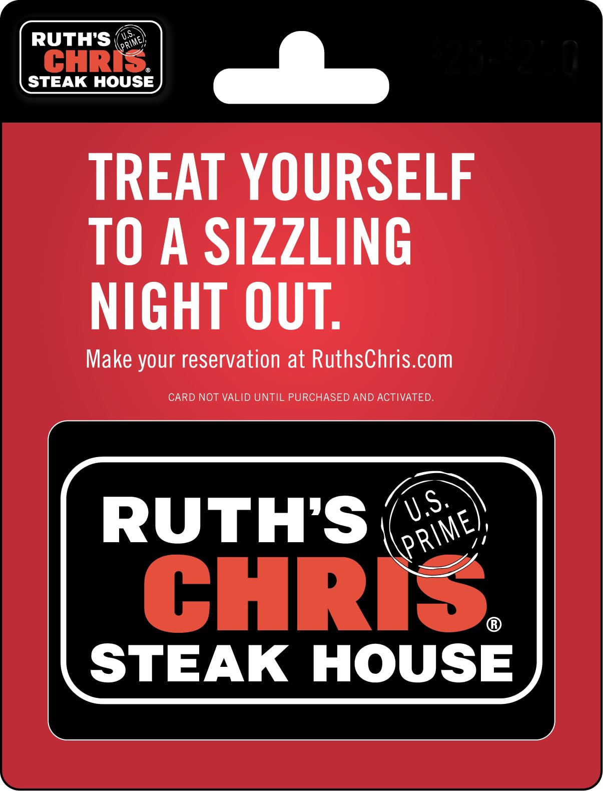 Ruth's Chris Steak House Physical Gift Card | $100