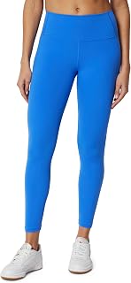 Amazon Essentials FormFlex Active Yoga Trousers, Super Soft, High Waist, 7/8 Length, 25 in Inseam and Contrast Hem for Women