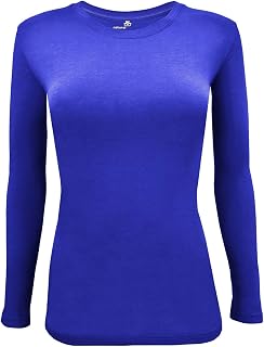 Natural Uniforms Women's Under Scrub Tee Crew Neck Long Sleeve T-Shirt
