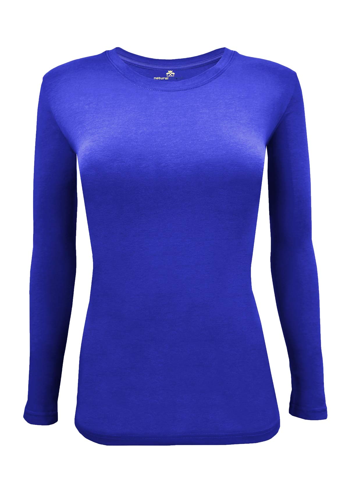 Natural Uniforms Women's Under Scrub Tee Crew Neck Long Sleeve T-Shirt