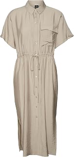 VERO MODA Vmiris S/S Women's Calf Dress Wvn Noos Dress Blouse