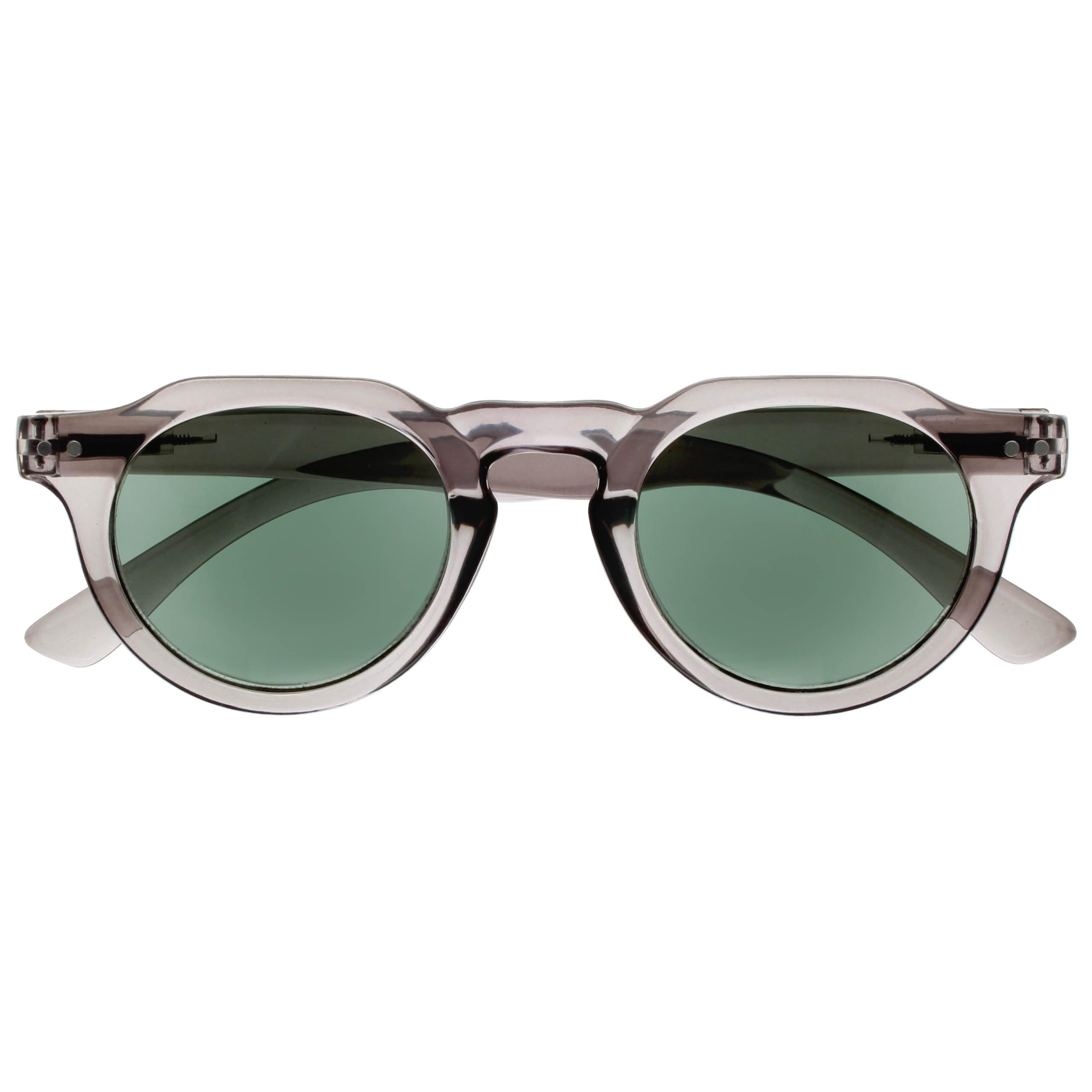 OPULIZE RIO - Sunglasses - Flat Frame - UV400 Protection - Grey - Men and Women 