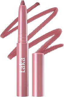 Laka Lip Liner - Creamy Matte Lip Contour | #02 Suede Pink | Muted Nude Pink | Precise Lip Liner Pencil for Shaping & Overlining | Long-Lasting Waterproof Formula | No Sharpening