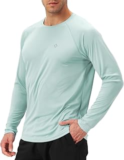 NAVISKIN Men's UPF 50+ Sun Protection Shirts Long Sleeve Quick Dry Lightweight