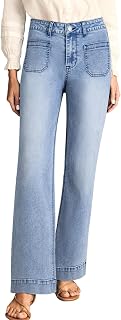 Astylish Women's Wide Leg Jeans High Waisted Denim Pants
