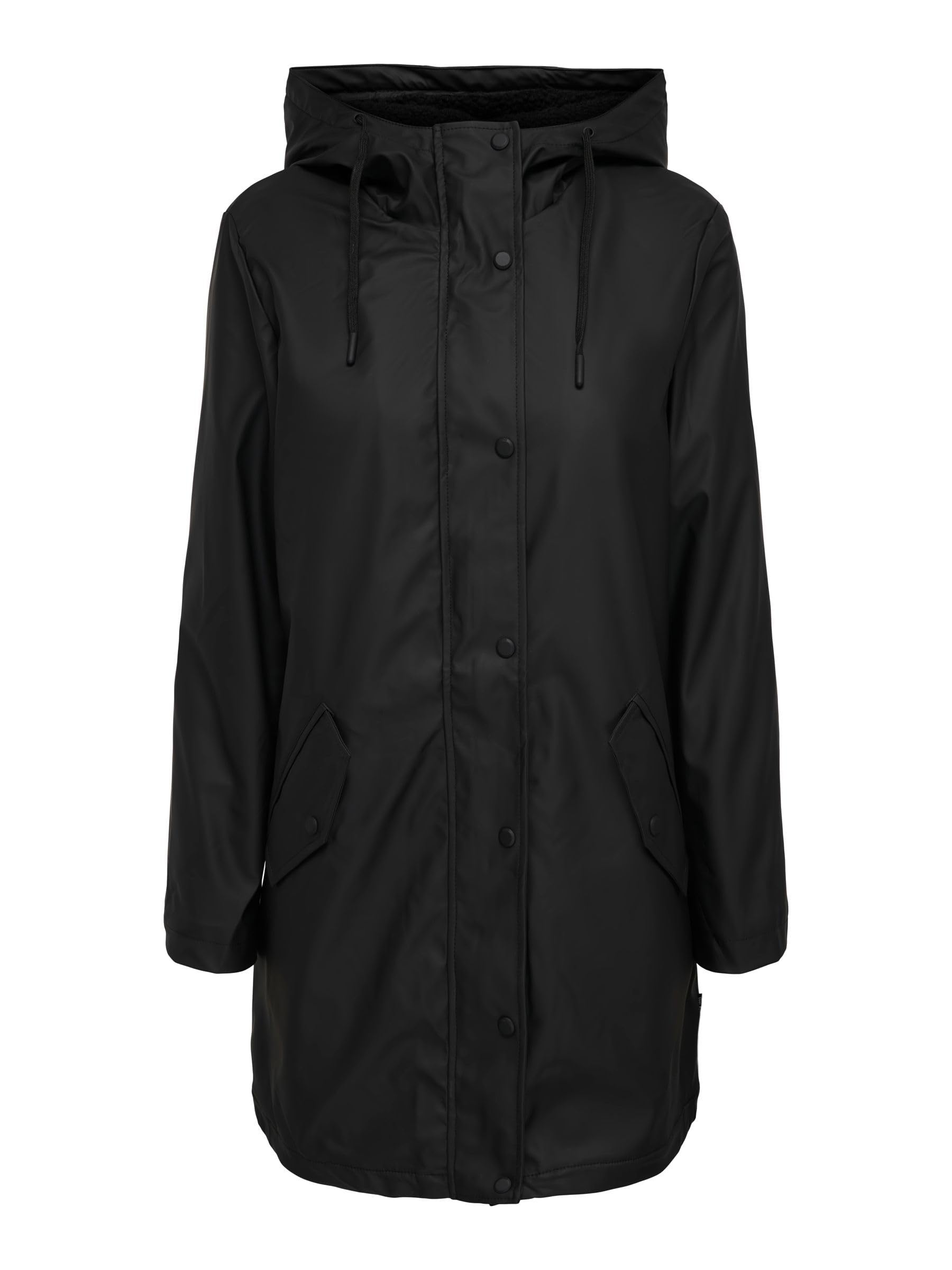 ONLY Raincoat Rain Jacket with Teddy Lining