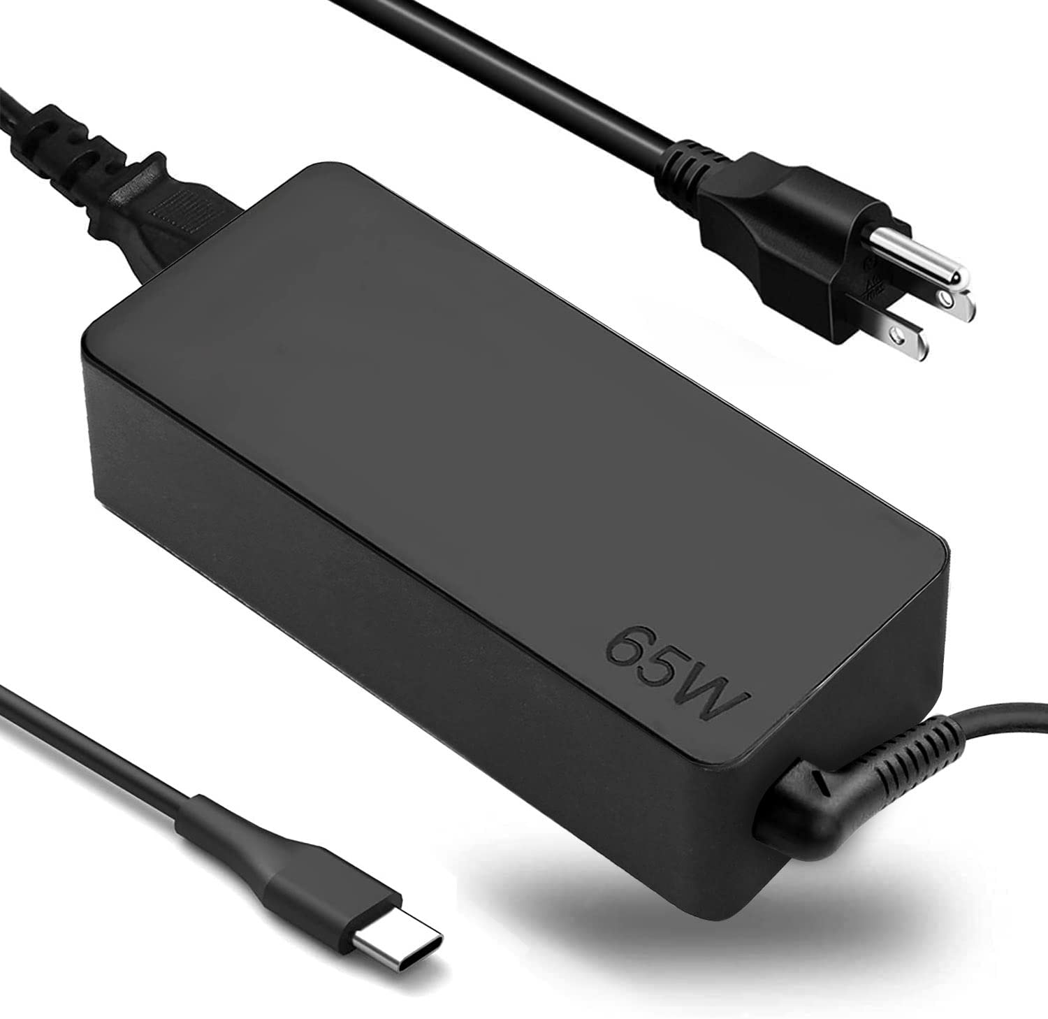 Fepprry 65W USB C Laptop Charger Compatible with Lenovo Thinkpad/Yoga/Chromebook