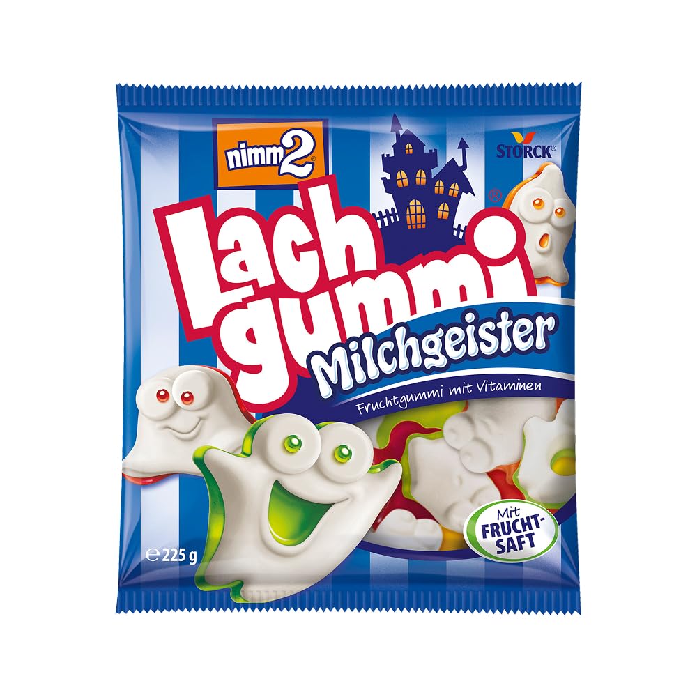 nimm2 Lachgummi Milk Spirits, Fruit Gums with Milk Foam - 1 x 225 g | Fruit gum 