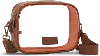 Montana West X Wrangler Sac à main transparent pour événements de stade Sac à main à bandoulière pour concerts et sports