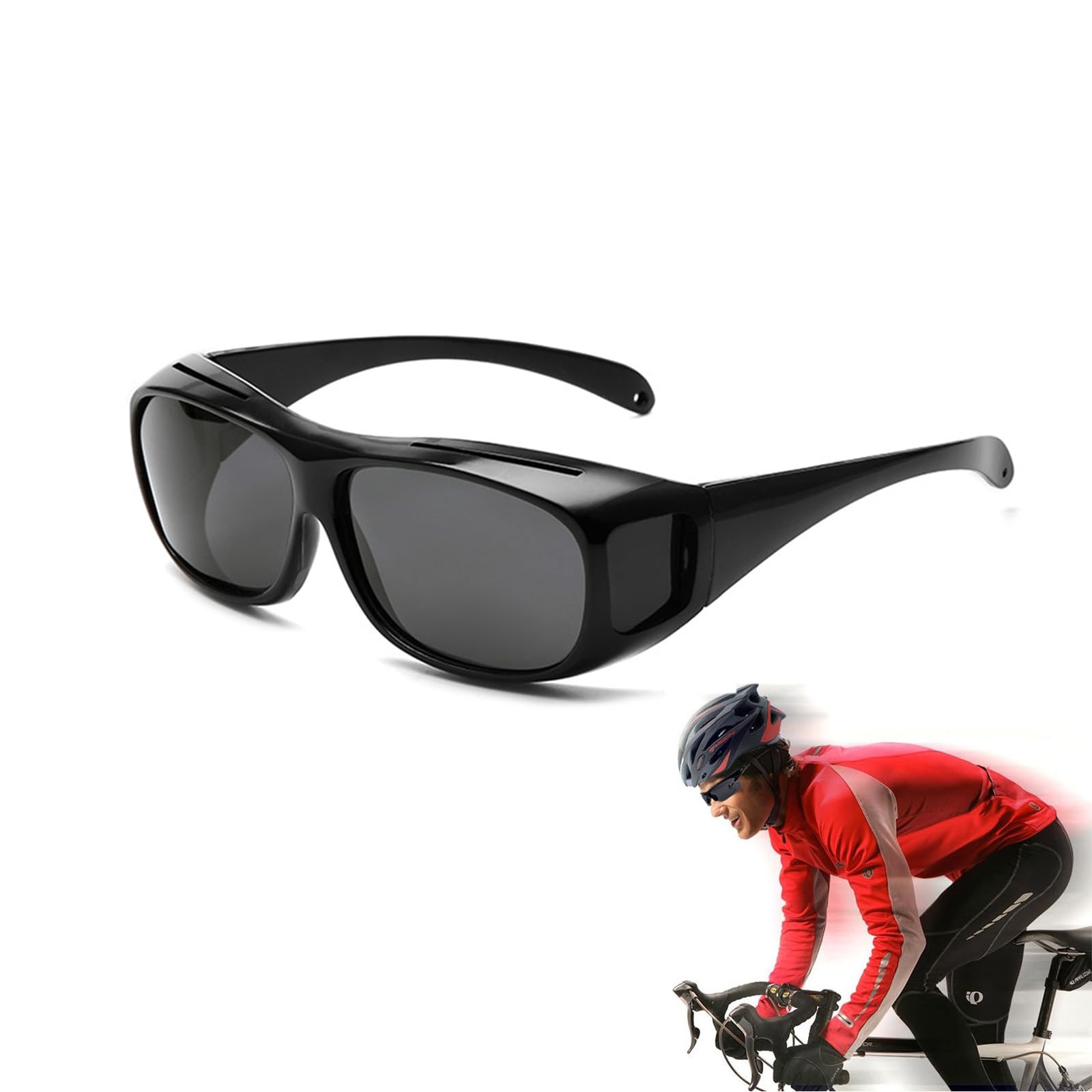 Polarized Sports Sunglasses for Men Women UV400 Protection Sunglasses Windproof 