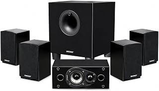 Energy Take Classic 5.1 Speaker System with 200W Subwoofer | Complete 5.1 Home Theater Speaker System With 200W Subwoofer For Surround Sound