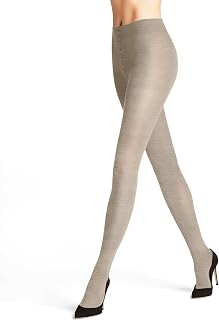 FALKE Women's Family Tights Breathable Sustainable Cotton Opaque Wide Comfort Waistband Flat Seam For Pressure-Free Toes Plain Elegant 1 Pair