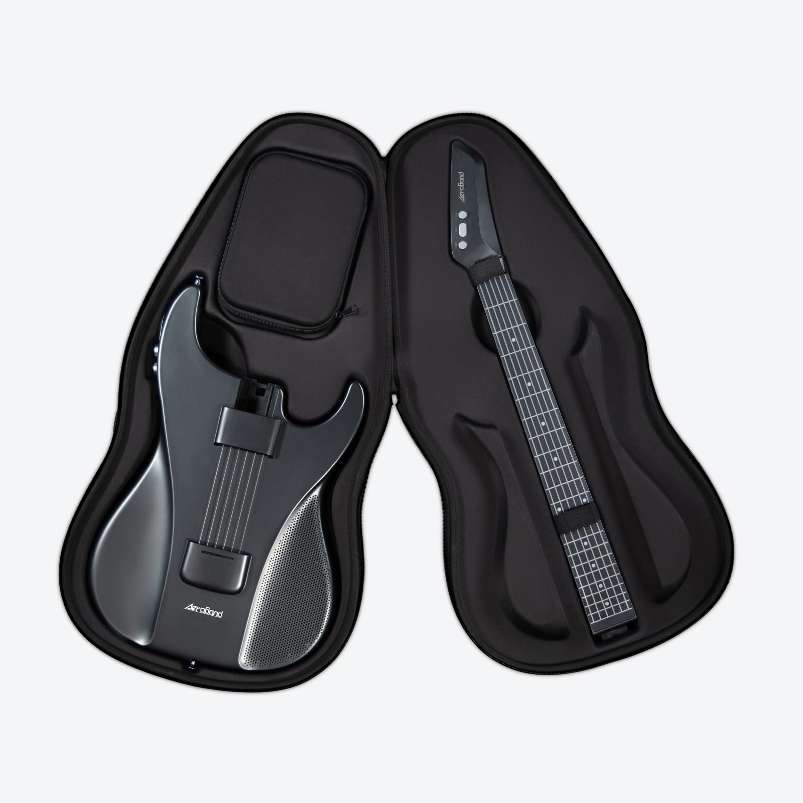 AeroBand Guitar Smart Guitar With Silicone Strings, Travel Silent Guitar With De