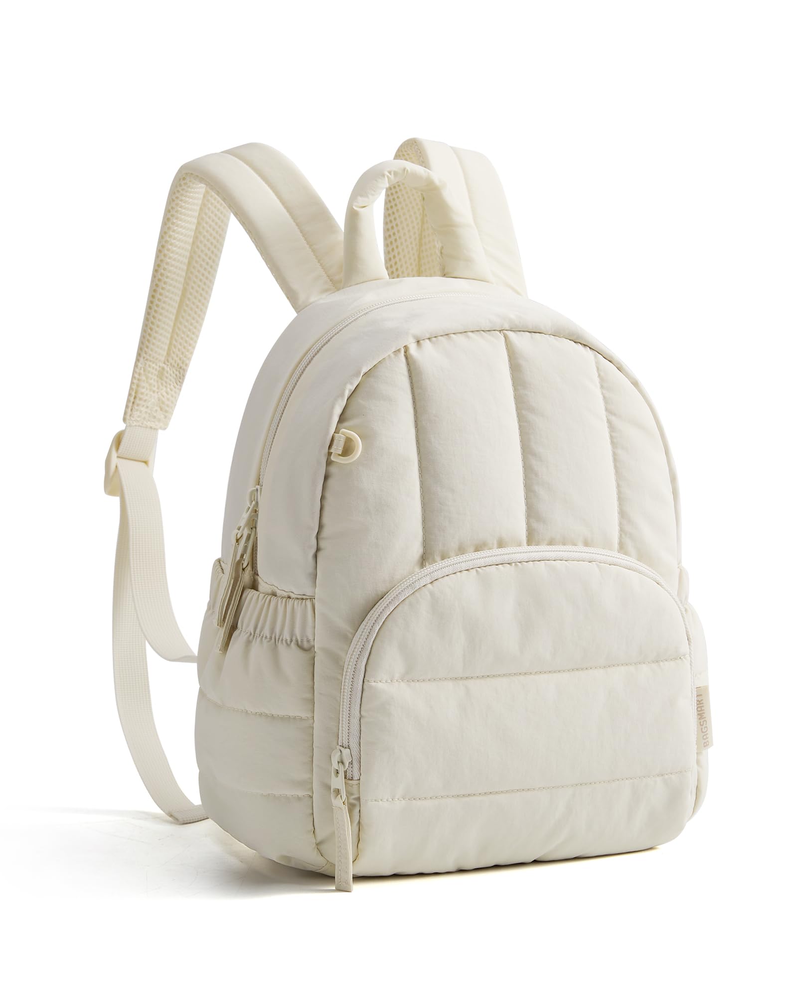 BAGSMART Mini mochila para mujer, Beige Avena
