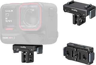 SmallRig Quick Release Mount Adapter for Insta360 Ace Pro 2 / Ace Pro/Ace | Adapter with 1/4"-20 Thread Hole, 2 Prong Mount for Tripods, Selfie Sticks, Vlogging Accessories - 5814B