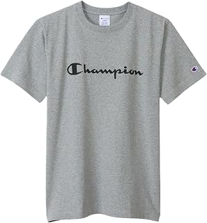 Champion Tシャツ 半袖 丸首 綿100% スクリプトロゴ ショートスリーブTシャツ ベーシックTシャツ 半袖 丸首 綿100% COTTON USA ラバープリント ショートスリーブTシャツ ベーシック C3-X358メンズ