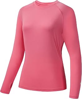 Bassdash Women’s UPF 50+ UV Sun Protection T-Shirt Long Sleeve Fishing Hiking Performance Shirts