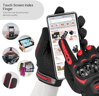 Cycling Gloves - Men's Bicycle Gloves Lightweight Waterproof Touchscreen Unlock for Cycling Training Gym Training Weight Lifting Outdoor Dirt Bike Mountain Bike Riding