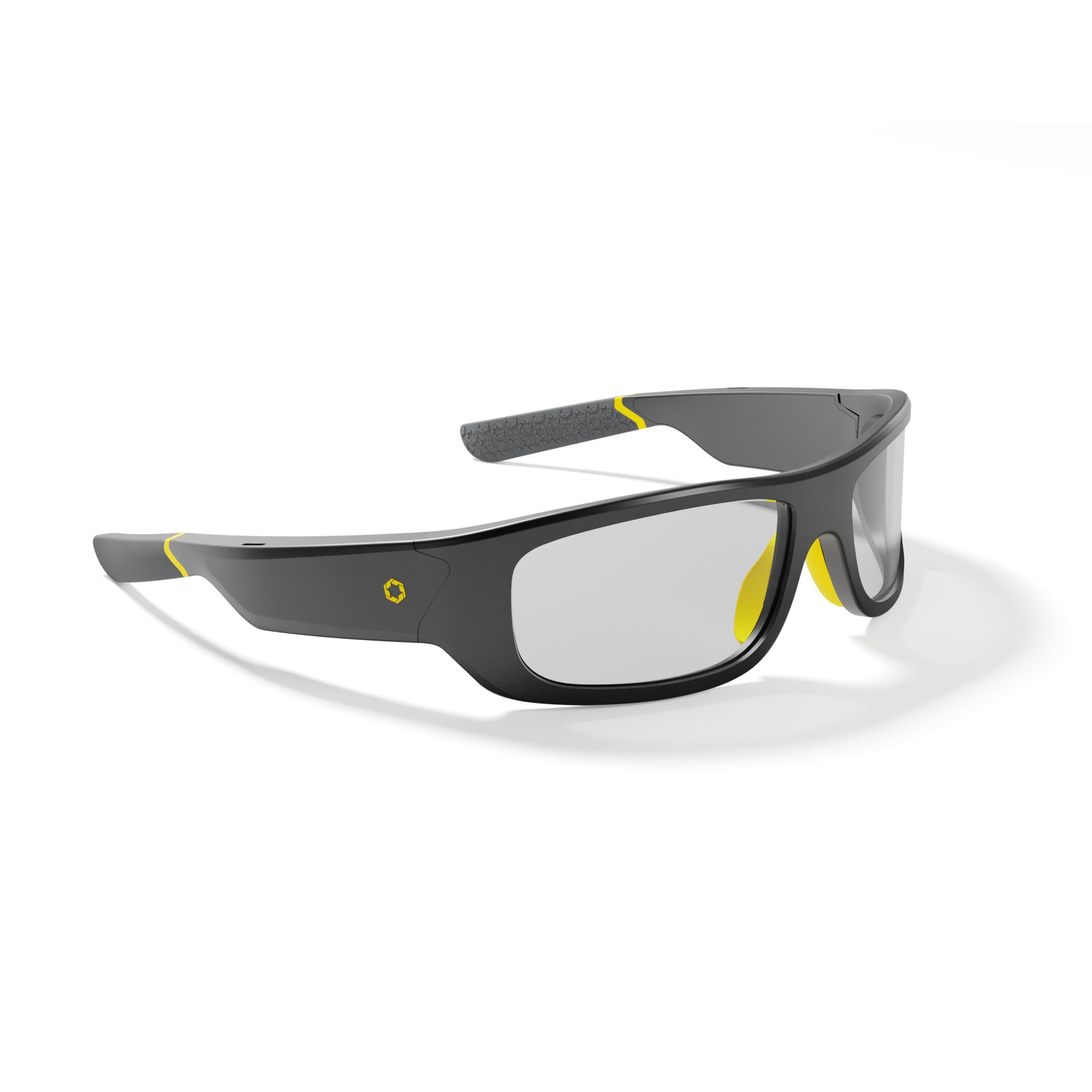 Lucyd Armor Smart Safety Glasses, TR90 Frame, Light Adaptive Lenses, Open Ear Sp