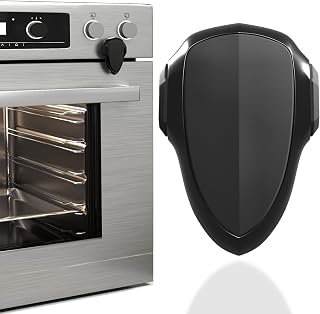 Baby Proof Me Oven Lock - Child Safety Door Lock, Appliance Baby Proofing | Heat-Resistant Adhesive Oven Door Lock for Child Safety, Stops Toddlers Opening the Oven, Fits Most Flat Oven Doors - Black
