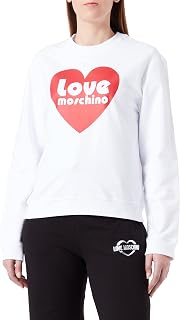 Love Moschino Women's Crew Neck Straight Fit Sweatshirts