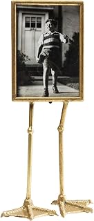 Kare Design Frame Duck Feet Vertical, Gold, Steel, Glass Clear, Picture Frame, Room Decor, Home Decor for Living Room, Bedroom, Hallway, Gift Idea, 39x19x10 cm (H/W/D)
