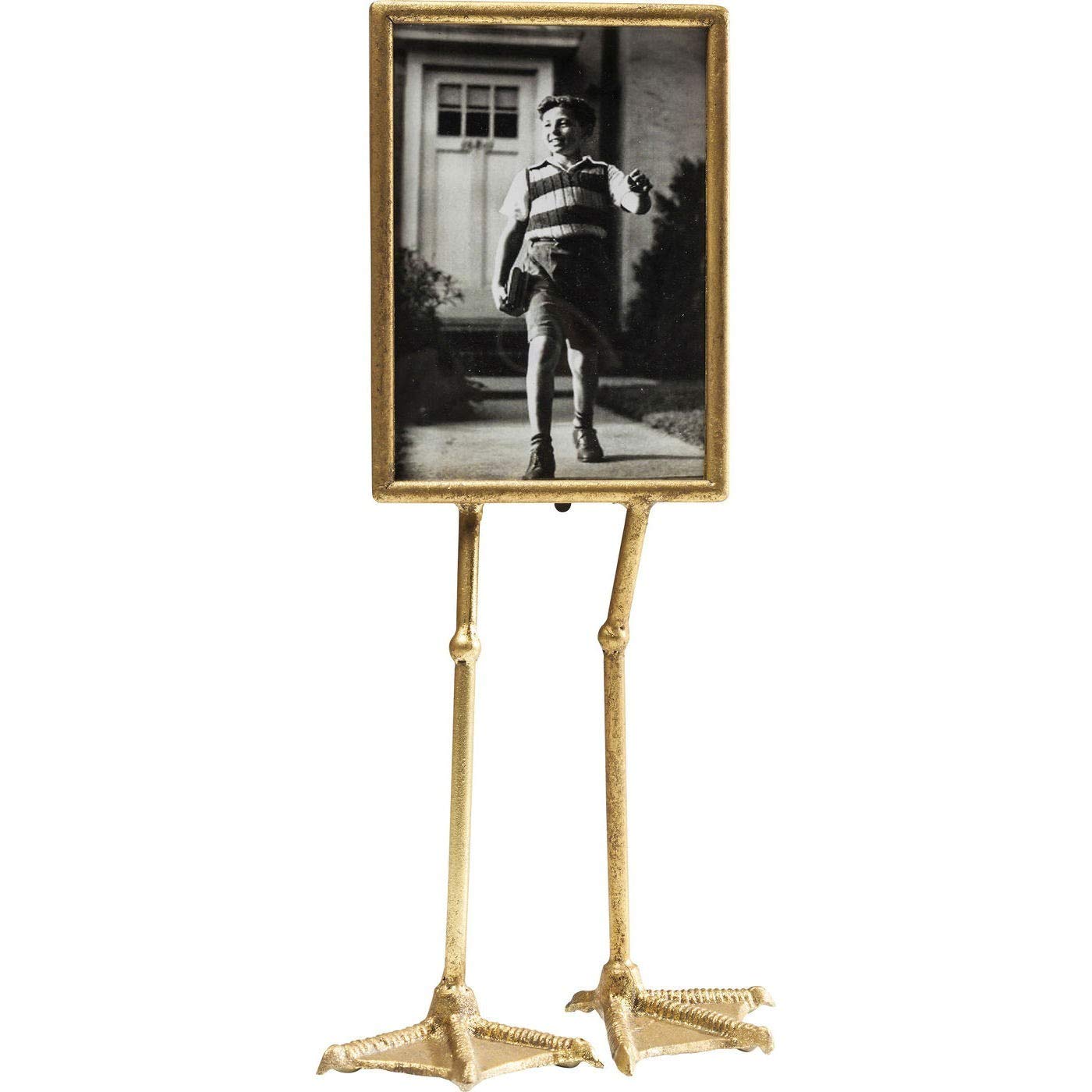 Kare Design Frame Duck Feet Vertical, Gold, Steel, Glass Clear, Picture Frame, R