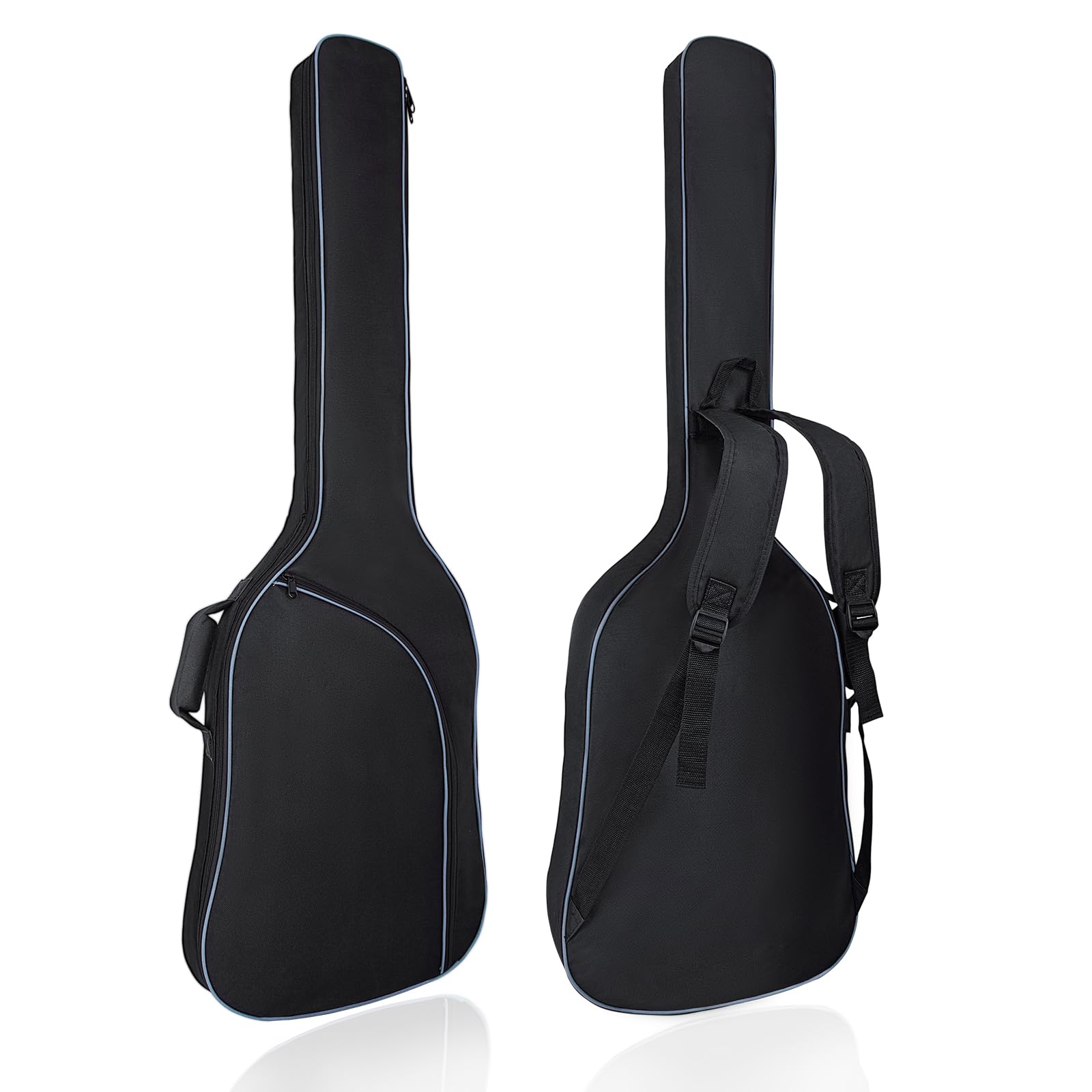 HOYIYO Bass Case Guitar Bag 9.6mm Padding Soft Case and Gig Bag with Neck Protec