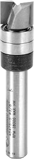 Amana Tool 45475-S Flush Trim Router Bit 3/8 D x 1/4 CH x 1/4 SHK | Carbide Tipped Woodworking for Template and Pattern Routing, Joinery, Internal Cuts, Hardwood, MDF and Plywood