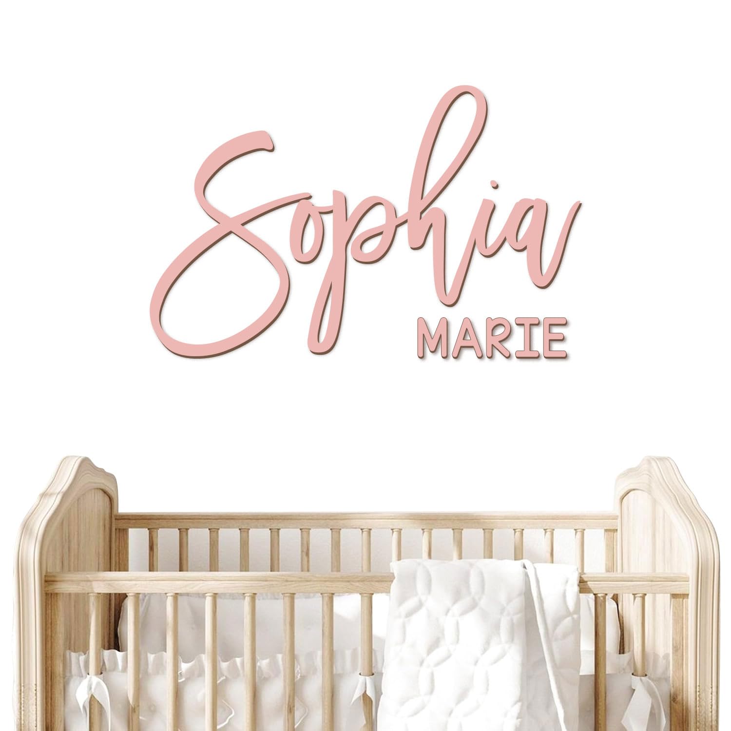 Personalized Name Sign for Nursery - Custom Wooden Name Signs for Kids Room, Per