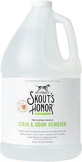 SKOUT'S HONOR Pet Stain and Odor Remover One Gallon Refill, 128 oz | Refill Professional-Strength Home and Carpet Cleaner for Dog Urine, Poop, Mud and Pet Messes