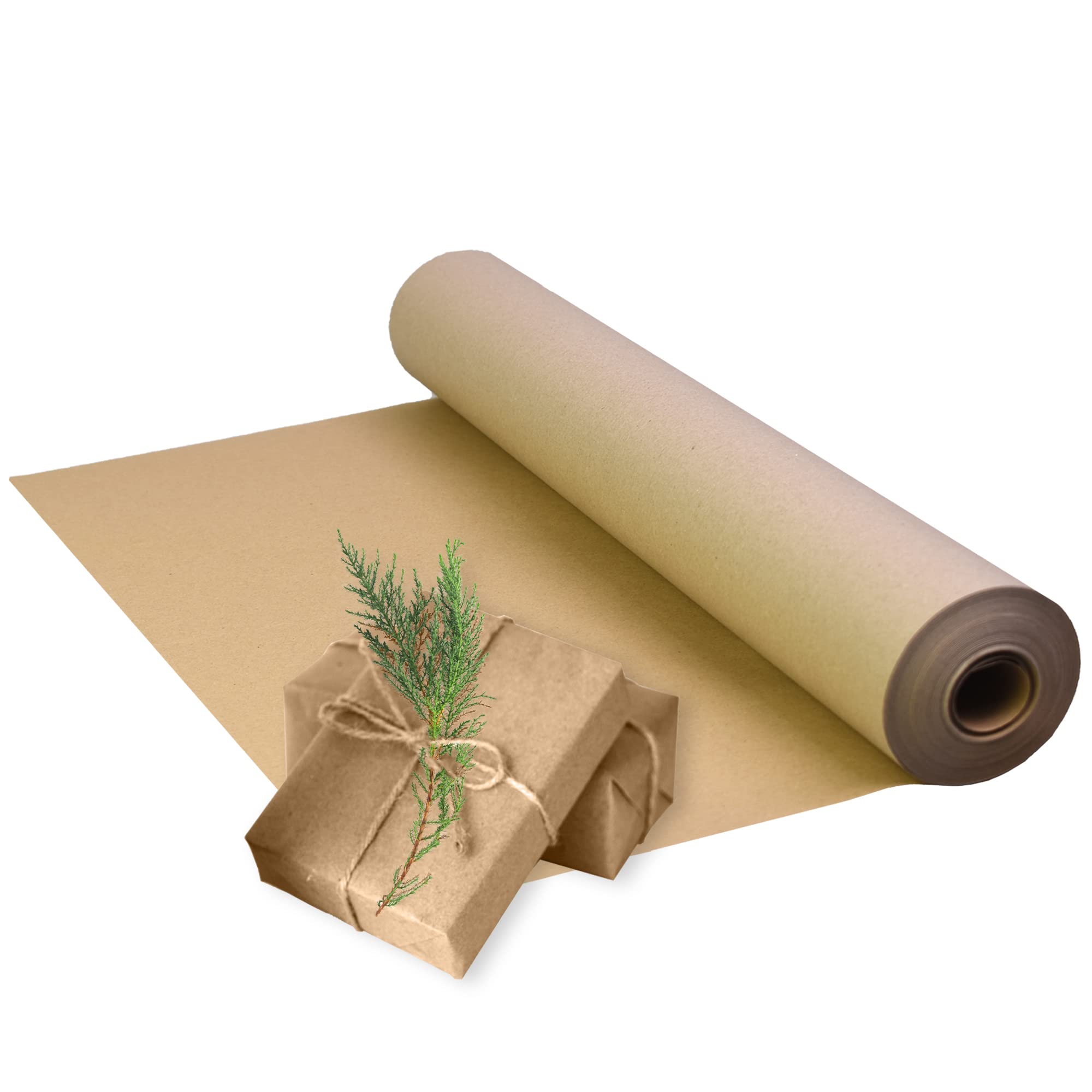 Triplast Brown ECO Kraft Paper (500mm x 50m) - Eco-Conscious & Recyclable - Mult