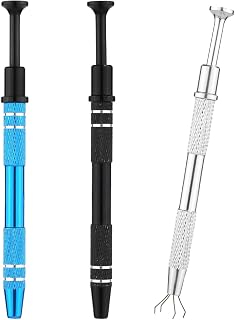 3pcs Jewelry Ball Grabber Tool, 4-Claw Ic Chip Pickup Tool Stainless Steel