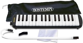 Bontempi 33 3250 Diamonica 32 Notes with Metal Voices, Wind Instrument, Bag Included, Black/White